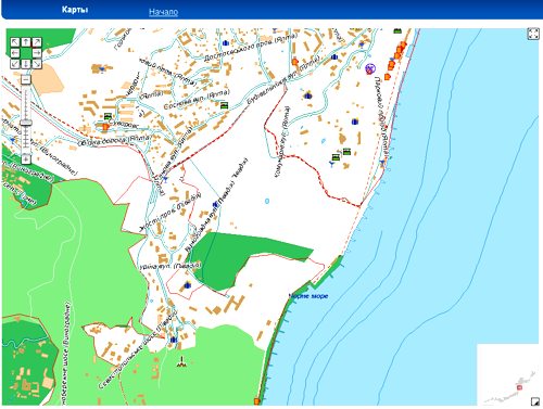 Map i.ua карта: Ялта