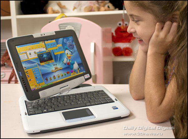 "Неубиваемый" нетбук-планшет для деток от трёх лет