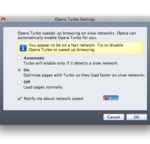 opera turbo