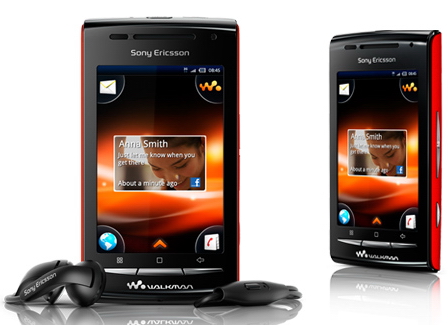 Walkman-смартфон Sony Ericsson W8 на основе Android 2.1