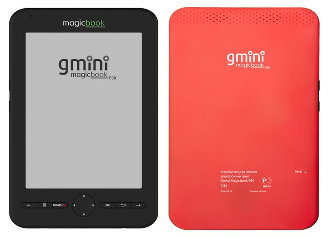Электронная книга MagicBook P60 весом всего 166 г и толщиной менее 1.