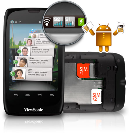 ViewSonic ViewPhone 3: 3G смартфон на ОС Android