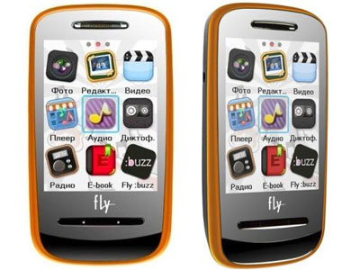 Доступный тачфон Fly E200