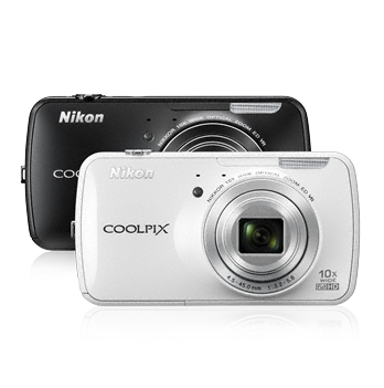 Социальная фотокамера COOLPIX S800c на платформе Android с Wi-Fi