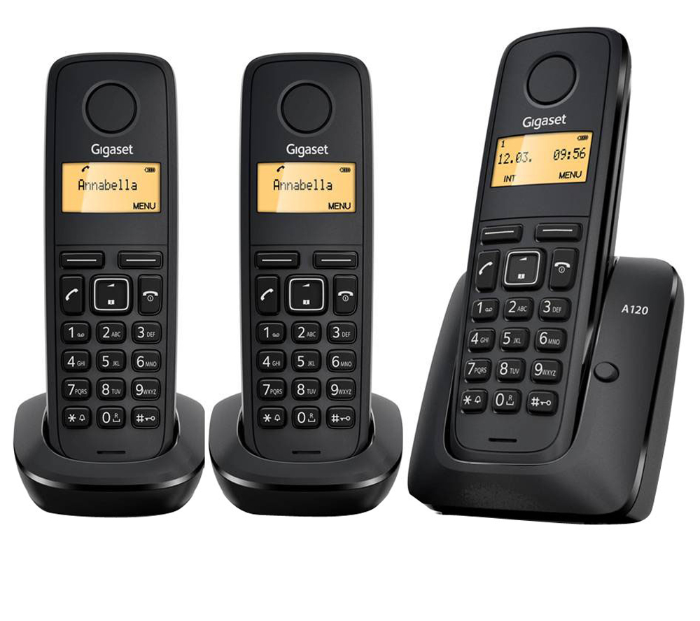Практичные беспроводные телефоны A120/220 от Gigaset
