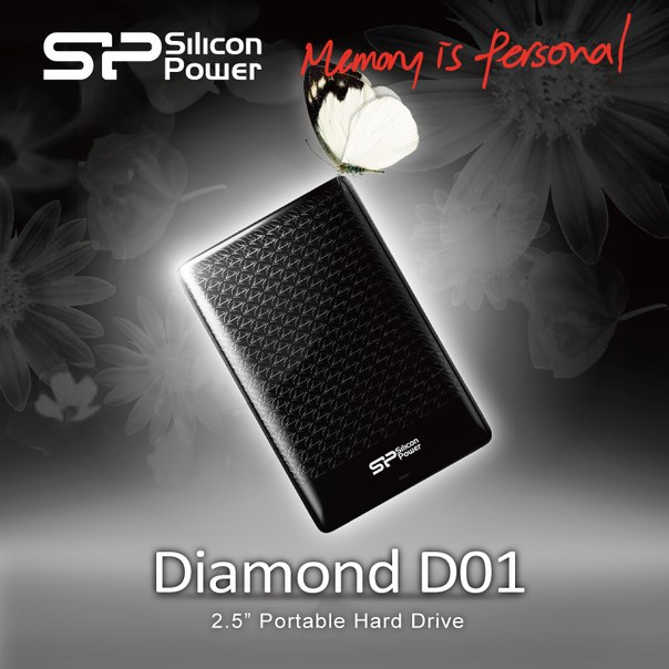 Silicon Power выпускает новый портативный жесткий диск – легкий и компактный Diamond D01