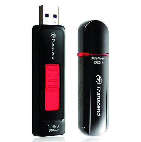 Transcend выпускает флеш-накопители с интерфейсами USB 3.0 и USB 2.0 объёмом 128 ГБ