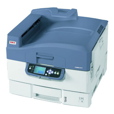 OKI запускает первый светодиодный принтер с возможностью печати белым тонером