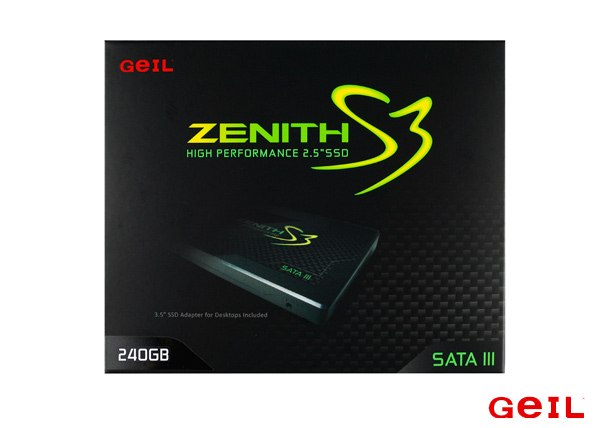 GeIL готовит к выходу SSD Zenith S2 и S3