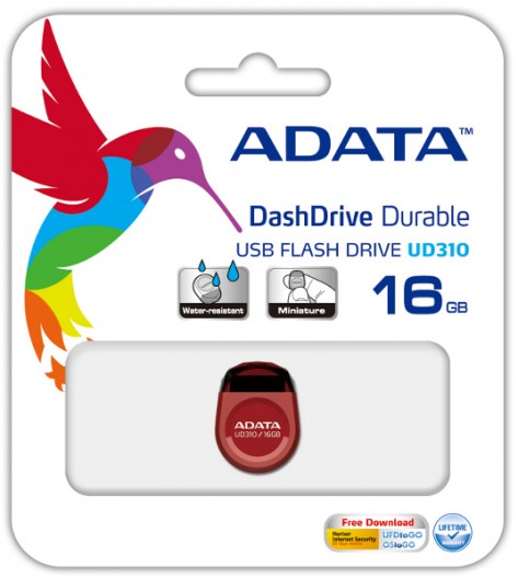 ADATA DashDrive Durable UD310: компактный, влагозащищенный накопитель данных в компактном форм-факторе