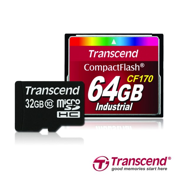 Transcend дополняет свою линейку карт памяти новыми индустриальными моделями microSDHC  и CompactFlash