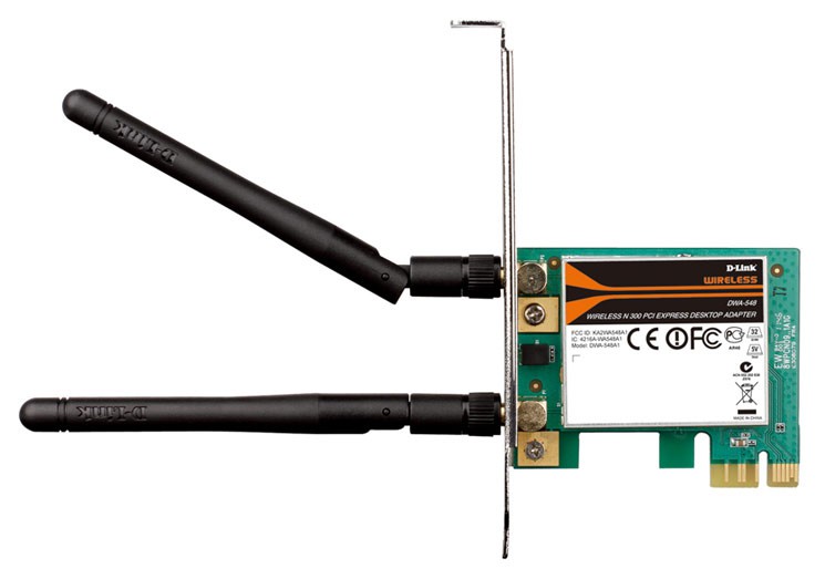 D-Link DWA-548: новый беспроводной адаптер  PCI EXPRESS