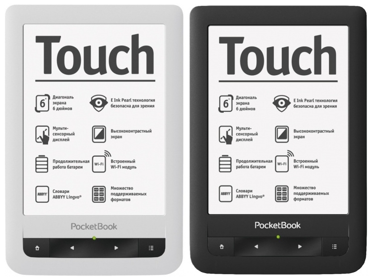 Ридер PocketBook Touch получил новую прошивку
