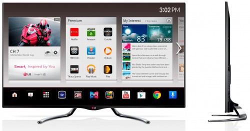 LG покажет два новых Google TV на CES 2013