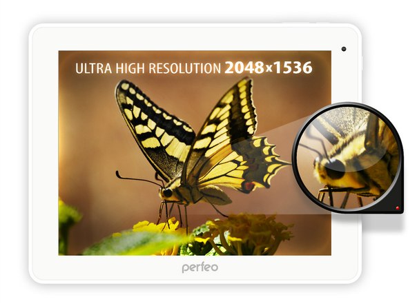 Новый планшет Perfeo 9726-RT с дисплеем ультра-высокого разрешения и емким аккумулятором