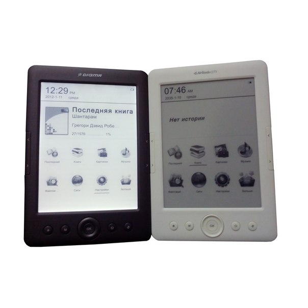 Электронная книга AirBook со встроенной подсветкой