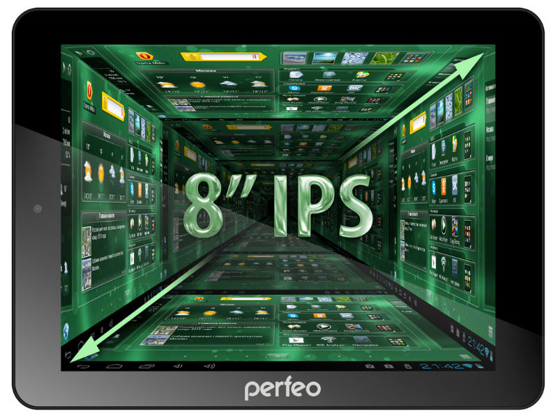 Новый универсальный 8-дюймовый планшет Perfeo 8506-IPS