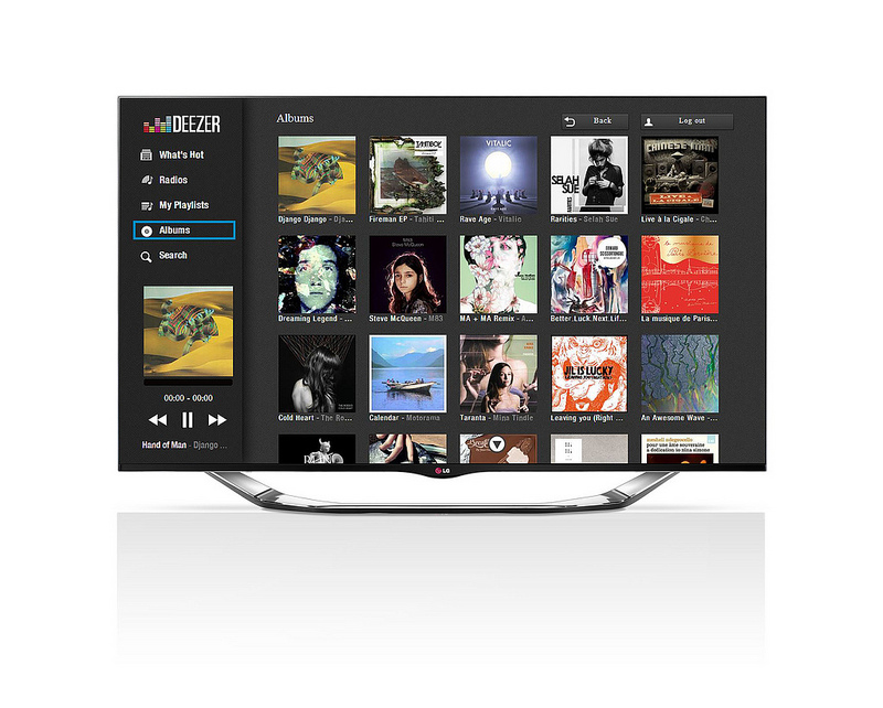 Сервис потоковой музыки Deezer доступен на LG Smart TV