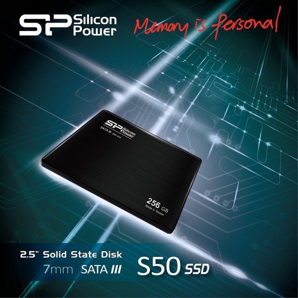 Silicon Power выпускает новый SSD-накопитель SP S50