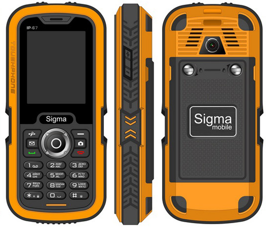 Sigma X-treme IP67 и X-treme IP68 - новые мобильные телефоны с высокой степенью защиты