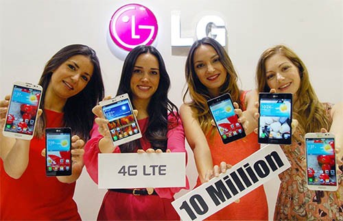 Компания LG продала 10 миллионов LTE смартфонов